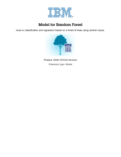 Model for Random Forest