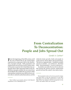 From Centralization to Deconcentration: People