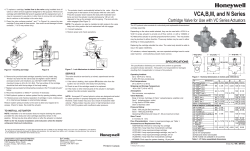95C-10919-2 VCA,B,M and N Series Cartridge Valve