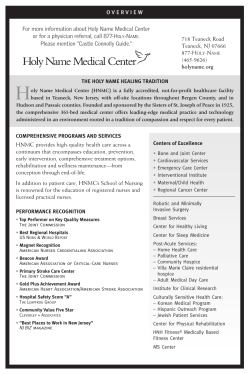 OVERVIEW HNMC provides high-quality health