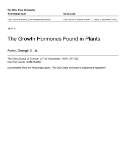 The Growth Hormones Found in Plants