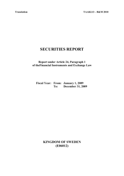 Report to Japan