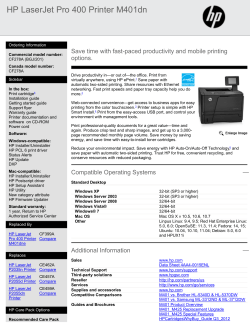 HP LaserJet Pro 400 Printer M401dn