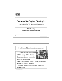 Community Coping Strategies