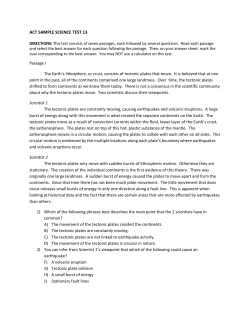 ACT SAMPLE SCIENCE TEST 13