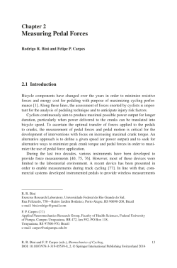 Measuring Pedal Forces