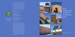 Architectural Walking Map