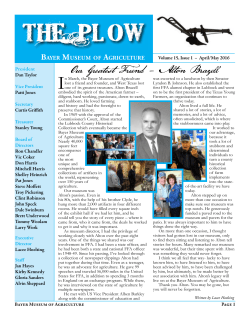 Our Greatest Friend - Alton Brazell Bayer MuseuM of agriculture