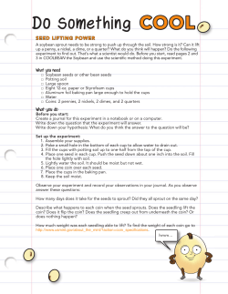 Do Something COOL - COOLBEAN the Soybean