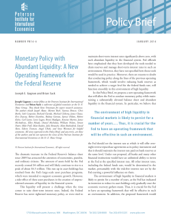 Monetary Policy with Abundant Liquidity: A New Operating