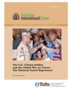 The U.S. Citizen-Soldier and the Global War on Terror: The National