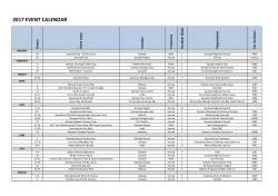 Gympie Region Events 2017