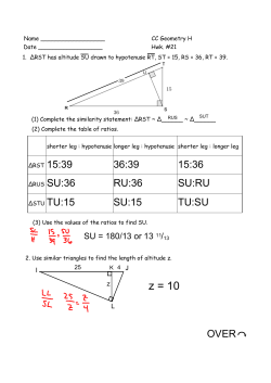 z = 10 - Manhasset Public Schools