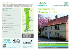 Map  - Trent Vale Landscape Partnership