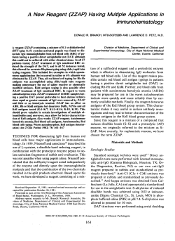 A New Reagent (ZZAP) Having Multiple Applications in