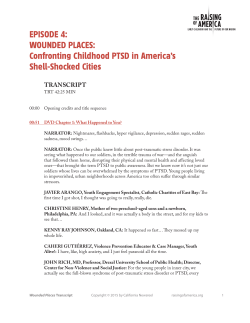 EPISODE 4: WOUNDED PLACES: Confronting Childhood PTSD in