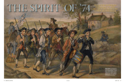 THE SPIRIT OF `74 Two years before the Declaration