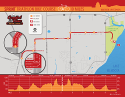 SpRINT TRIATHLON BIKE COURSE 10 MILES