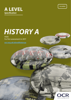 A Level History A