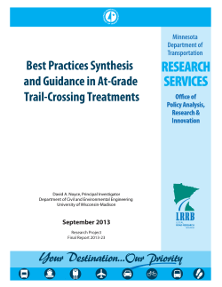 Best Practices Synthesis and Guidance in At-Grade Trail