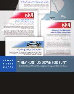 THEY HUNT US DOWN FOR FUN