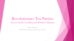 Revolutionary Tea Parties