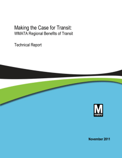 Making the Case for Transit
