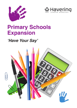 Primary Schools Expansion - St Peter`s Catholic Primary School