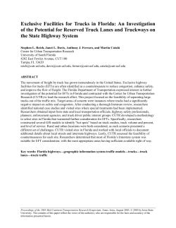 Exclusive Facilities for Trucks in Florida