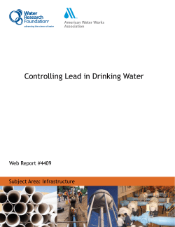 Controlling Lead in Drinking Water