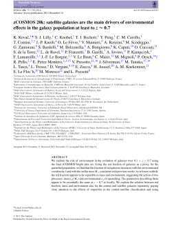 satellite galaxies are the main drivers of environmental effects in the