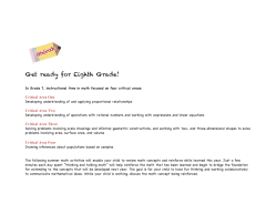 Grade 8 Summer Fun