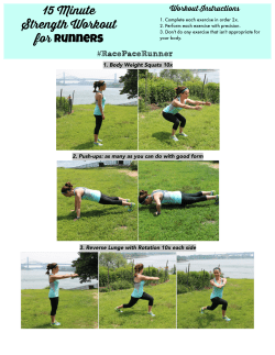 1. Body Weight Squats 10x 2. Push-ups: as many as you can do with