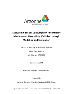 Evaluation of Fuel Consumption Potential of Medium