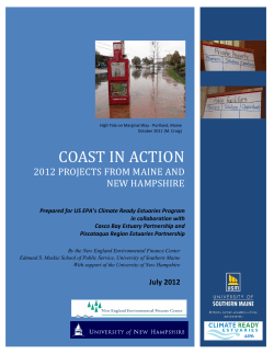 COAST in Action - New England Environmental Finance Center