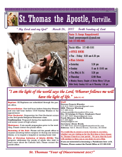 03-26-2017 - St. Thomas Fortville