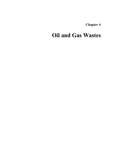 Oil and Gas Wastes