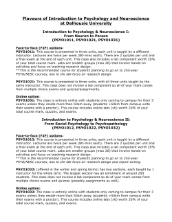 Flavours of Intro Psych