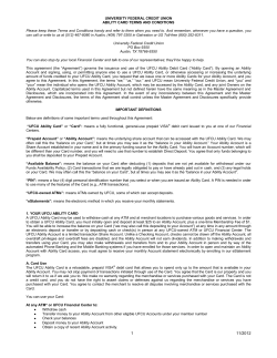ABILITY Card Terms and Conditions