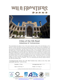 Cities of the Silk Road