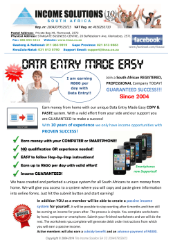 Data Entry Made Easy
