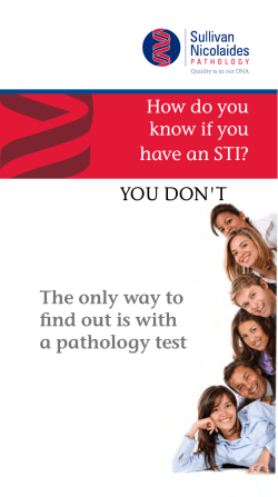 How do you know if you have an STI