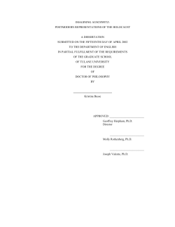 Imagining Auschwitz: Postmodern Representations