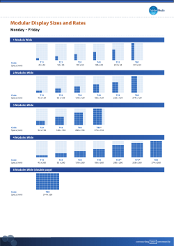 Canberra Times Newspaper Specifications