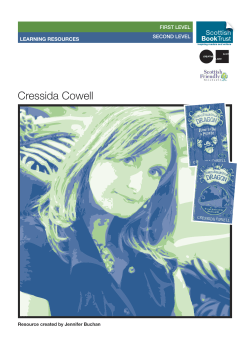 Cressida Cowell - Scottish Book Trust
