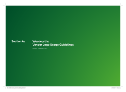 Av 1 Woolworths Vendor Logo Usage Guidelines