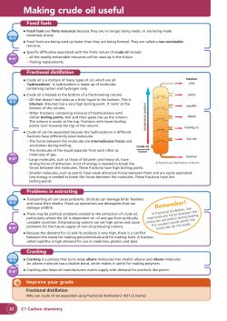 Making crude oil useful