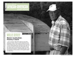 Master boatbuillder, Pawley`s Island