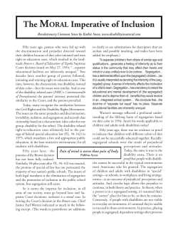 A-6:The Moral Imperative of Inclusion