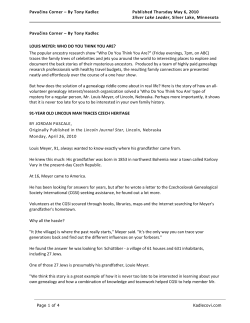 Pavucina 17: 2010_May 6: Louis Meyer